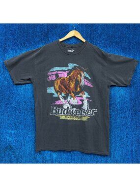 Budweiser Clydesdale Beer T-Shirt Size Large